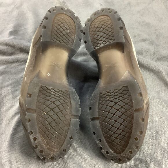 Reebok Cardi B Club C Sneaker Shoes Women's 9.5 Gray Black Gold - Picture 8 of 11